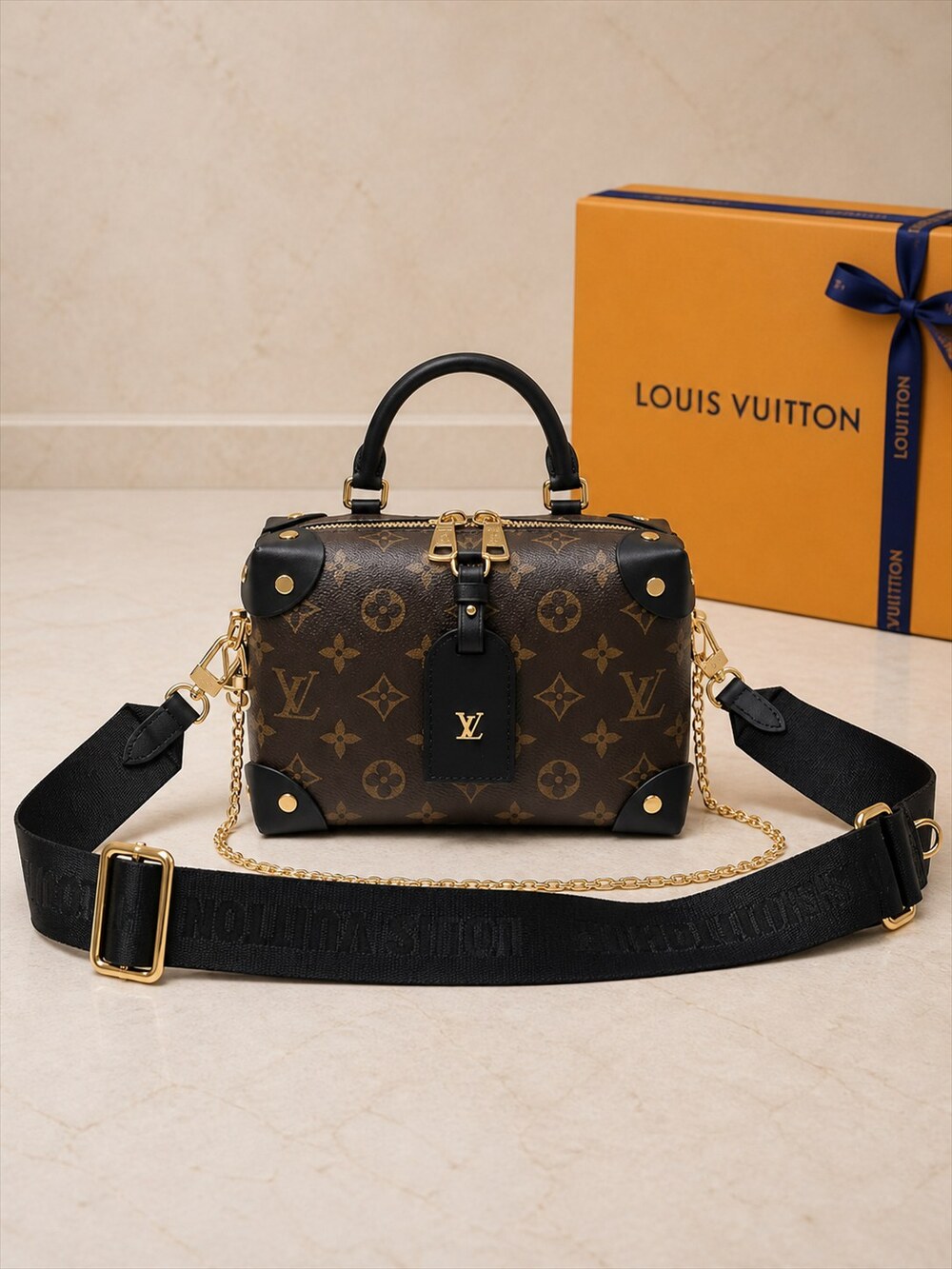 Louis Vuitton Souple Monogram Top Handle Handbag | Petite Malle